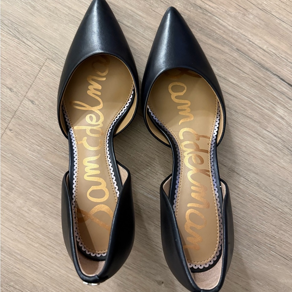 NEW Sam Edelman Black Women's Shoes Jaina d'Orsay Pump - Picture 2 of 8